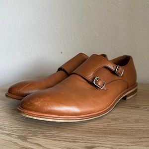 Warfield & Grand James British‎ Tan Double Monk Mens Dress Shoes Size 11.5 80919